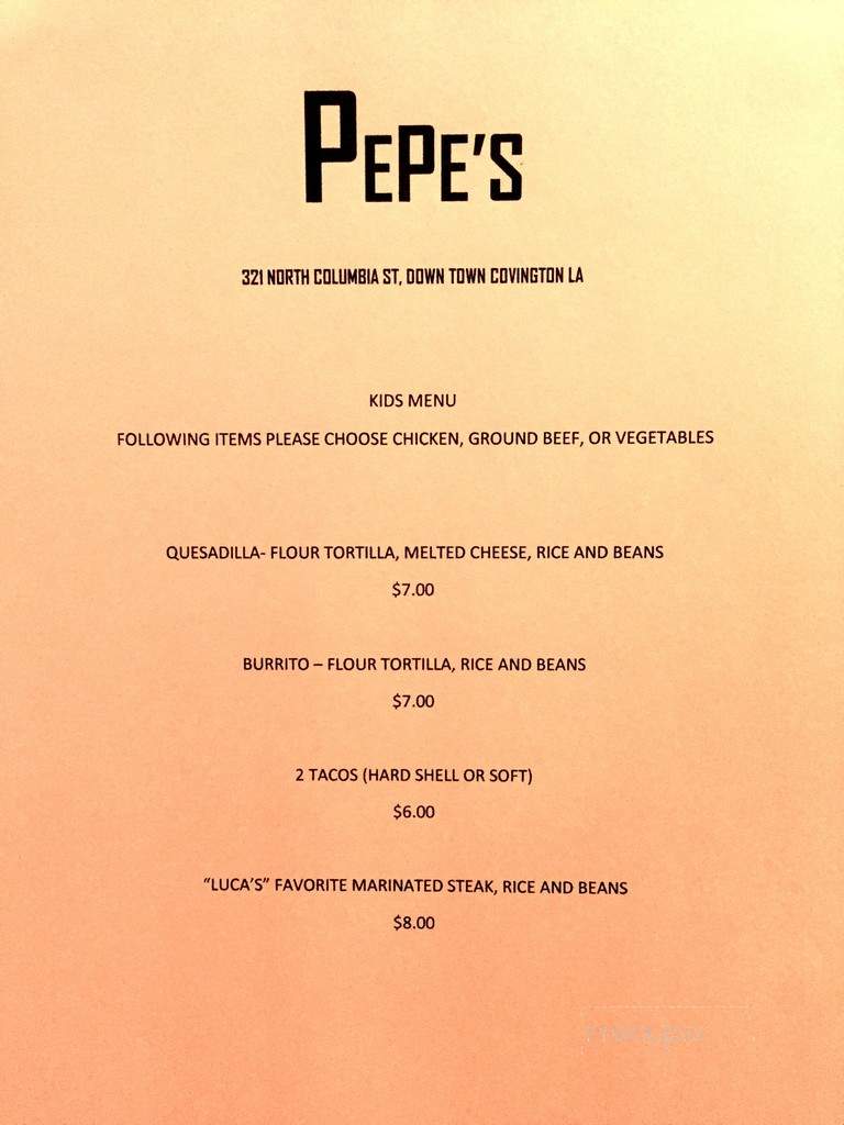 Pepe's - Covington, LA