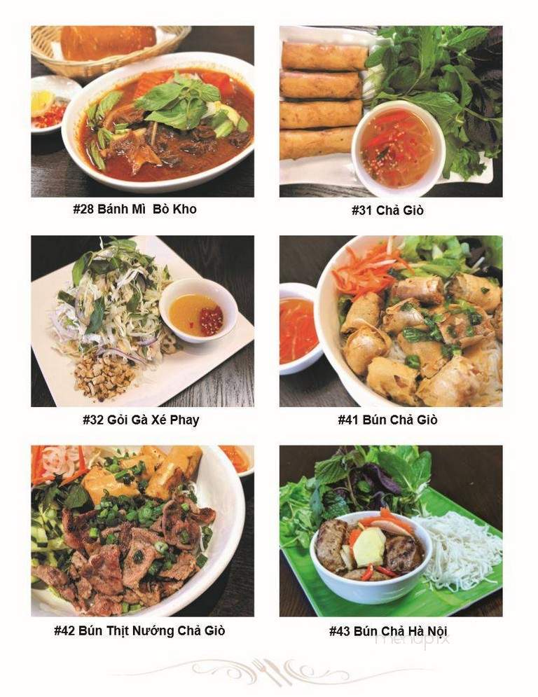 Pho Hong Hung - Garden Grove, CA menu_pic