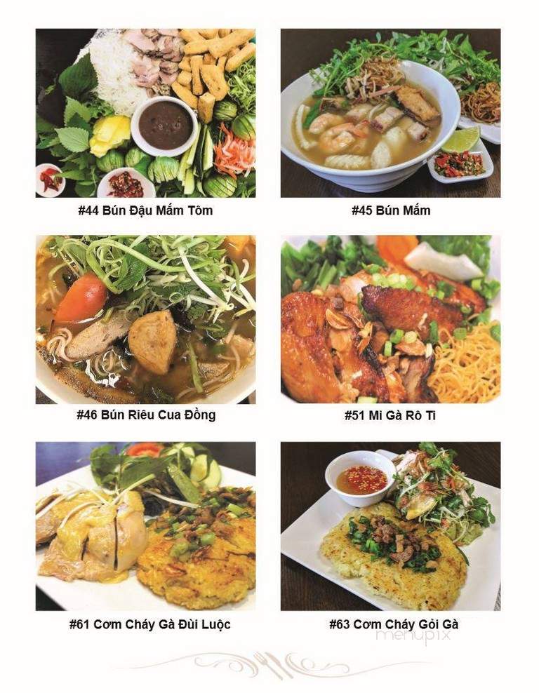 Pho Hong Hung - Garden Grove, CA menu_pic