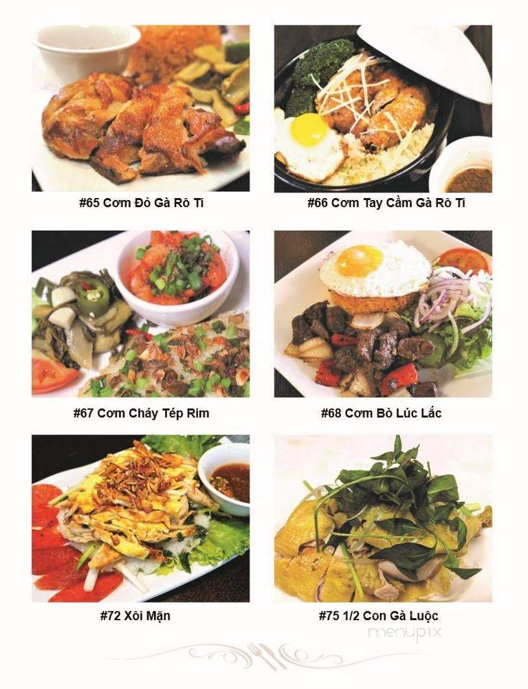 Pho Hong Hung - Garden Grove, CA menu_pic