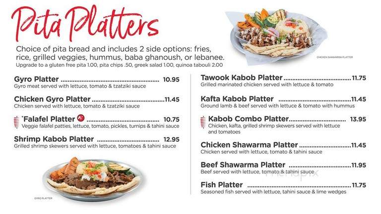 Pita Mediterranean Street Food - Norcross, GA menu_pic