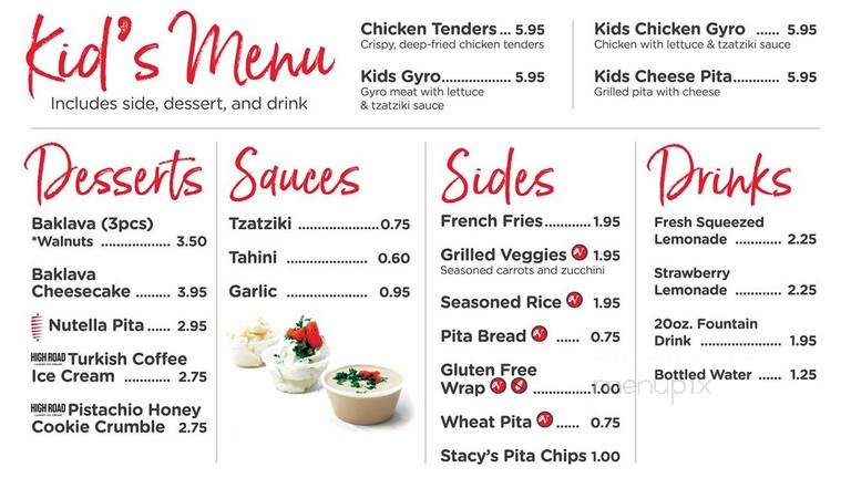 Pita Mediterranean Street Food - Norcross, GA menu_pic