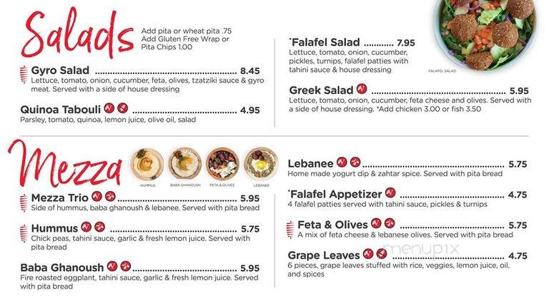 Pita Mediterranean Street Food - Norcross, GA menu_pic