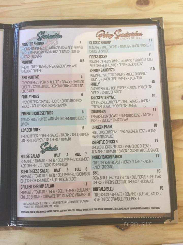 Po'Boys Sandwich Shop - Fort Myers, FL menu_pic