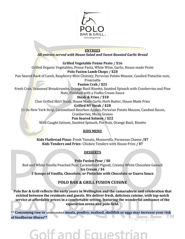 Polo Bar & Grill - Wellington, FL