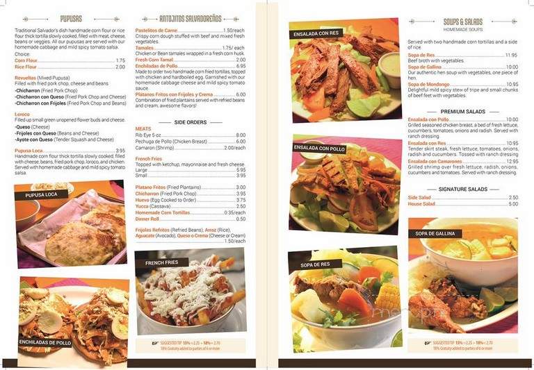 Pupuseria Mama Tana - Baltimore, MD menu_pic