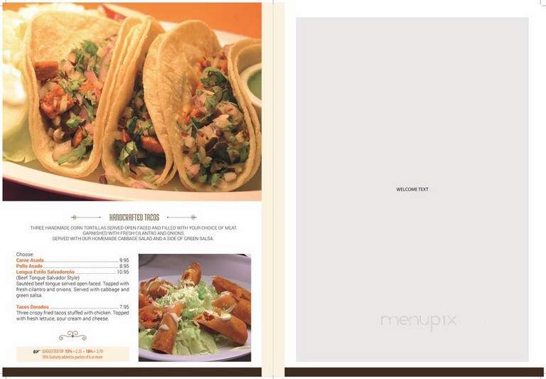 Pupuseria Mama Tana - Baltimore, MD menu_pic