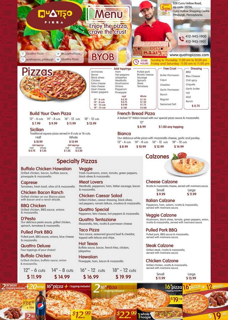 Quattro Pizza - Pittsburgh, PA
