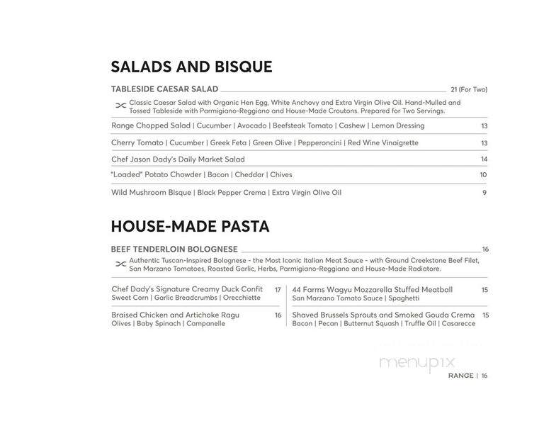 Range - San Antonio, TX menu_pic