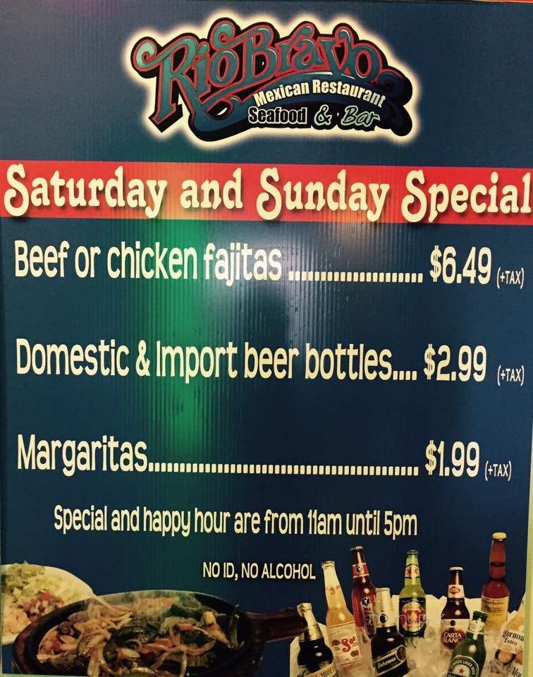 Rio Bravo - Fort Worth, TX menu_pic