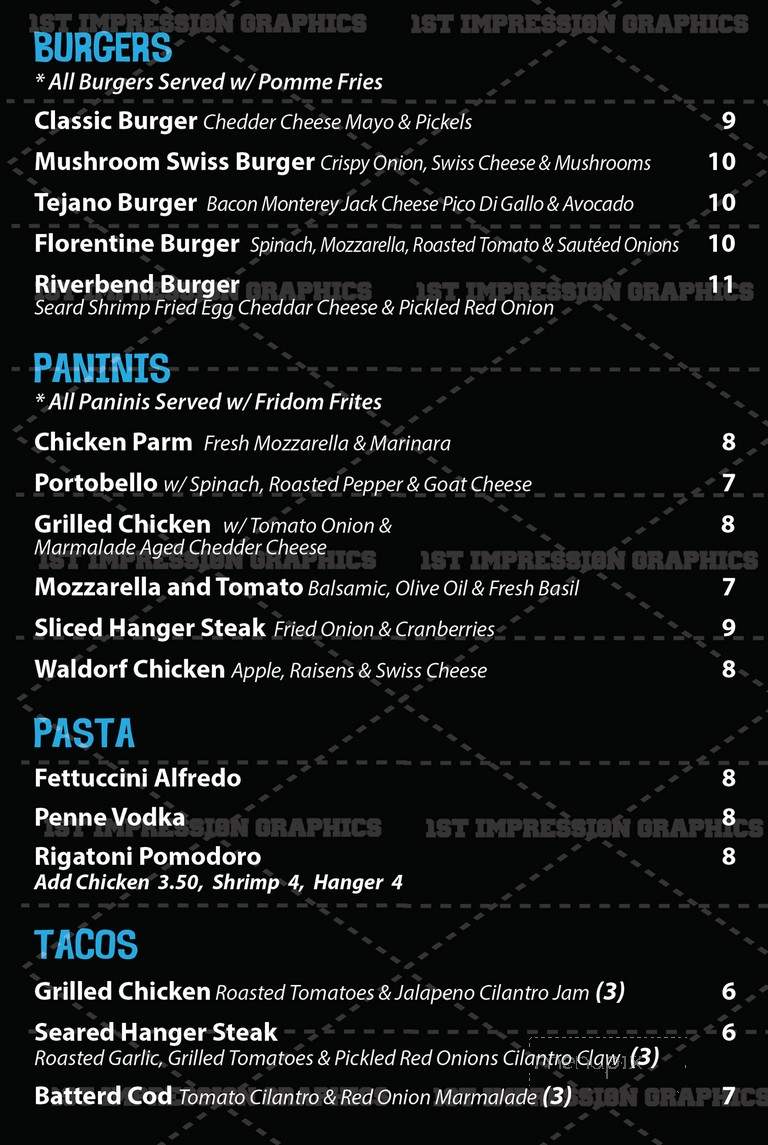 River Bend Cafe - Fort Worth, TX menu_pic