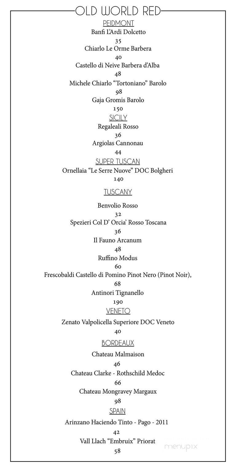 Rizzutos Ristorante Chop House - New Orleans, LA menu_pic