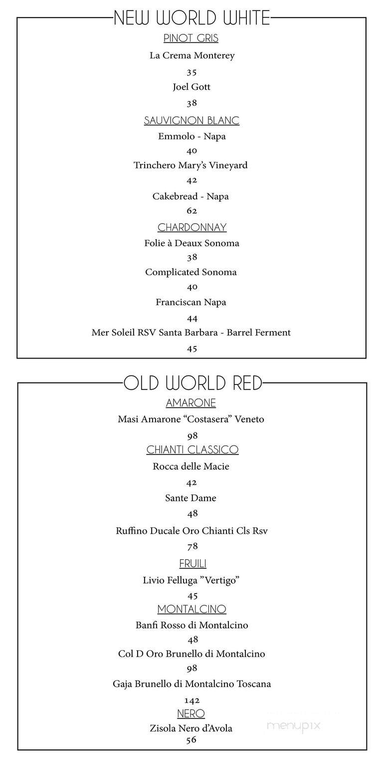 Rizzutos Ristorante Chop House - New Orleans, LA menu_pic