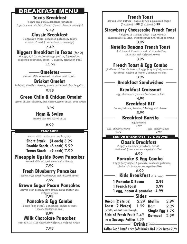 Roost - Tyler, TX menu_pic