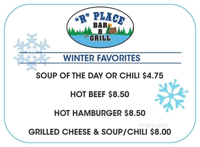 R Place - Gillette, WY menu_pic