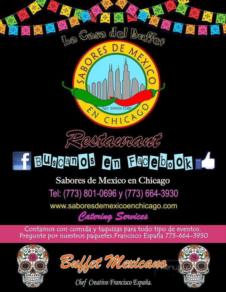 Sabores de Mexico en Chicago - Chicago, IL menu_pic