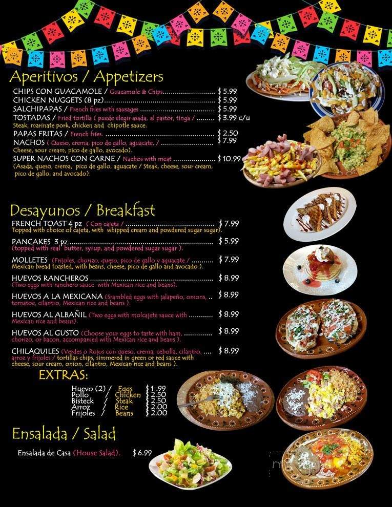 Sabores de Mexico en Chicago - Chicago, IL menu_pic