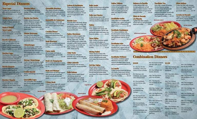San Pancho Mexican Restaurant - Long Lake, MN menu_pic