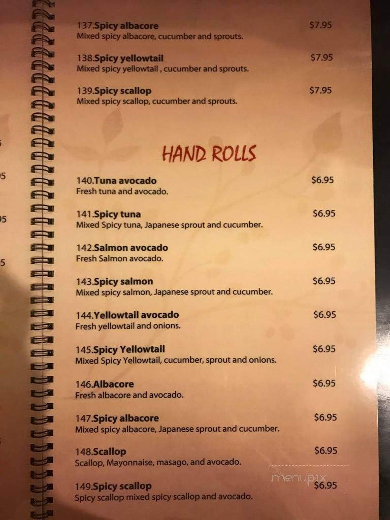 Satoshi Sushi - Fountain Valley, CA menu_pic