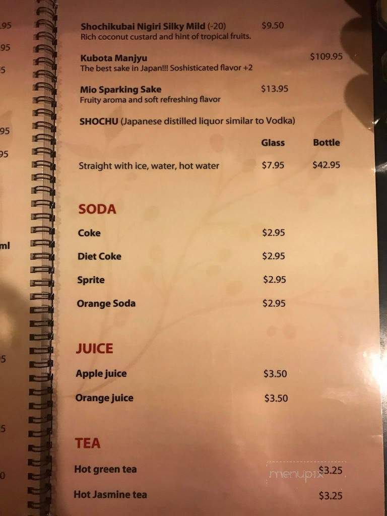 Satoshi Sushi - Fountain Valley, CA menu_pic