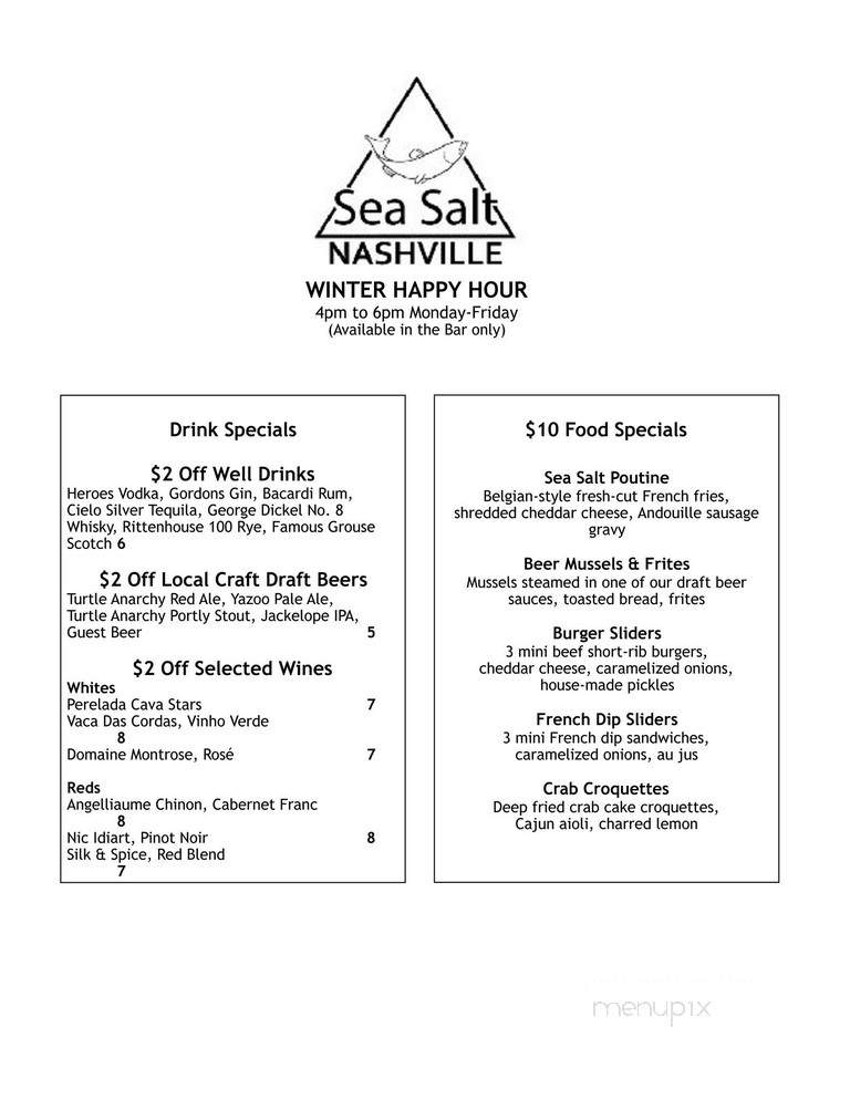 Sea Salt - Nashville, TN