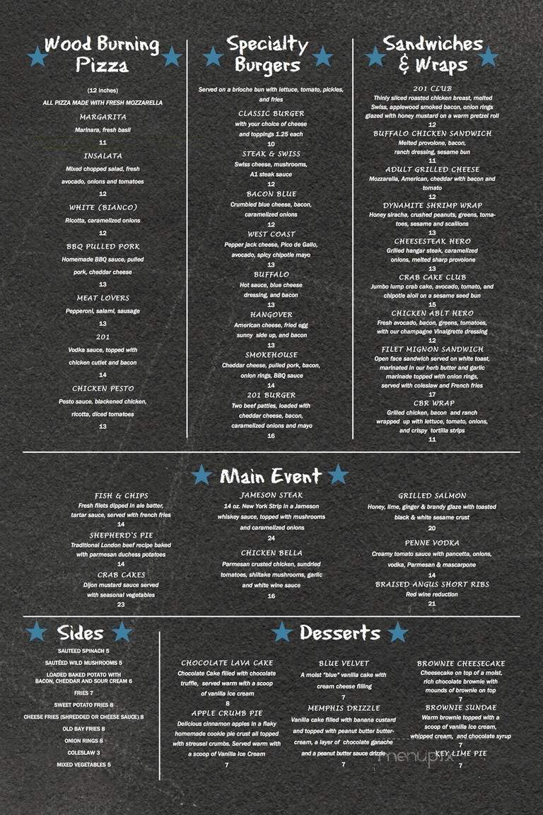 Section 201 - New Milford, NJ menu_pic
