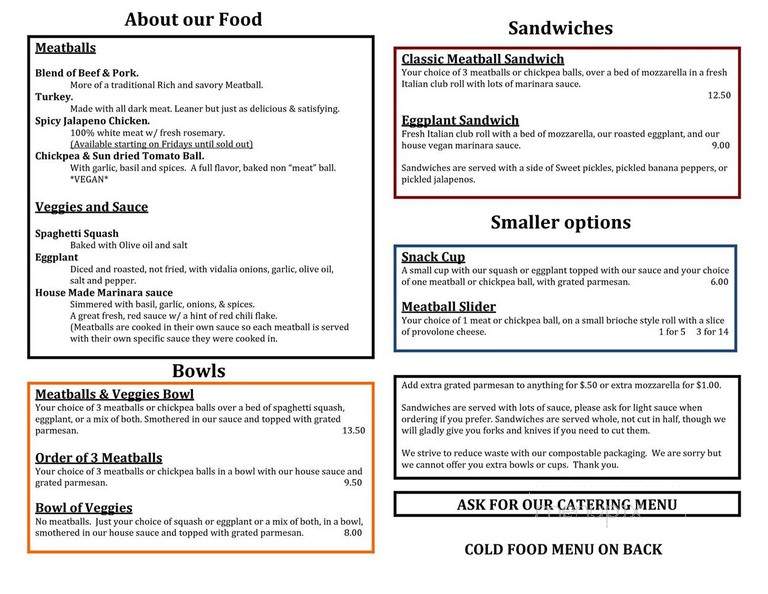 Sharkie's - Woodstock, NY menu_pic