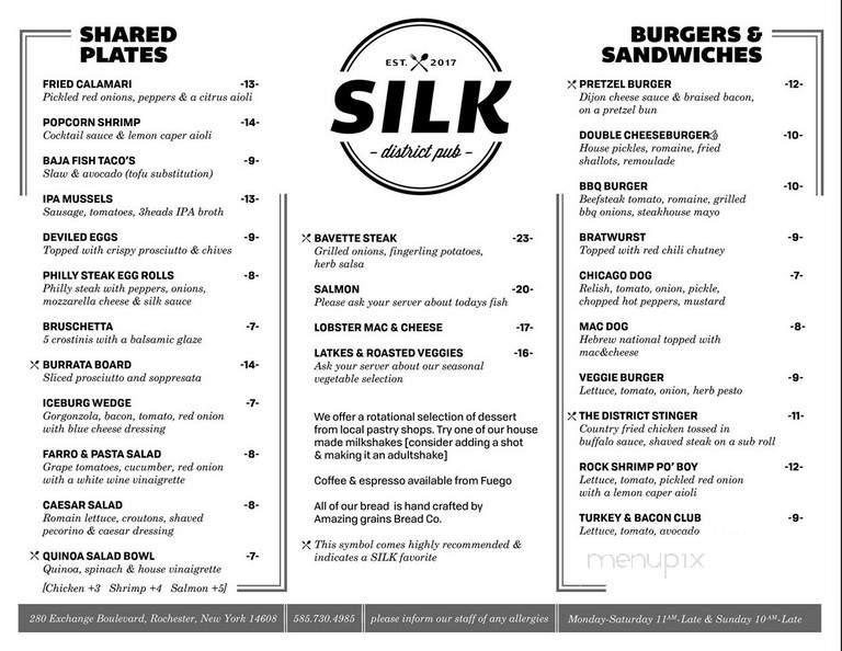 Silk District Pub - Rochester, NY