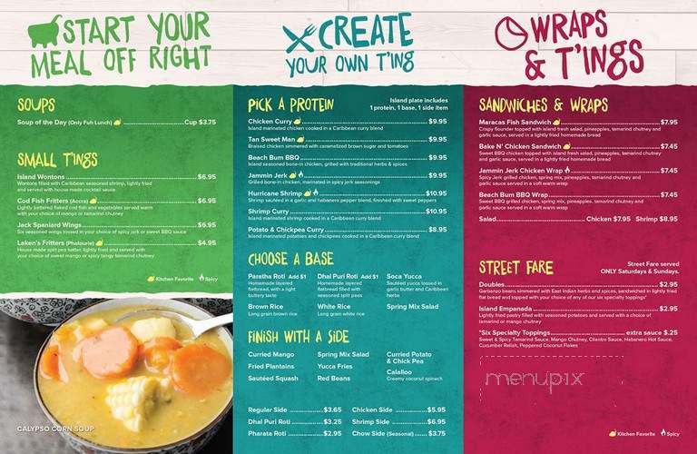 Spicy Isle Caribbean Kitchen - Katy, TX menu_pic