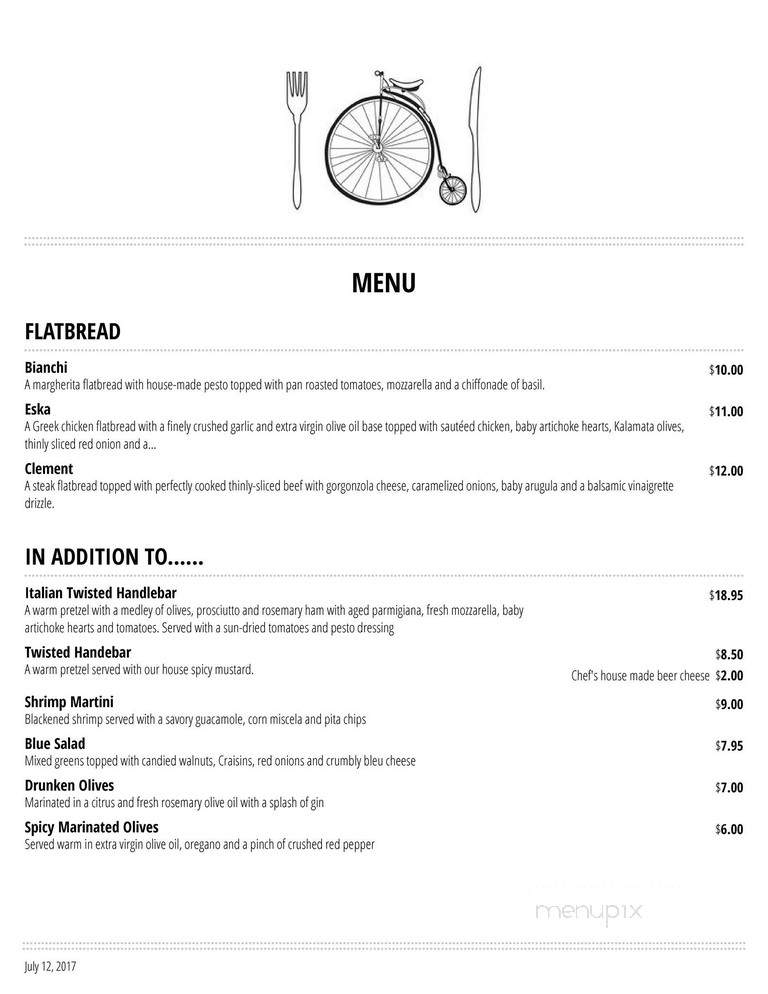 Spokes Craft Beer and Tapas - Watertown, NY menu_pic