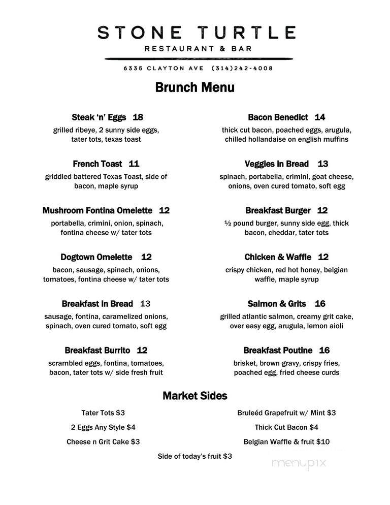 Stone Turtle - St. Louis, MO menu_pic