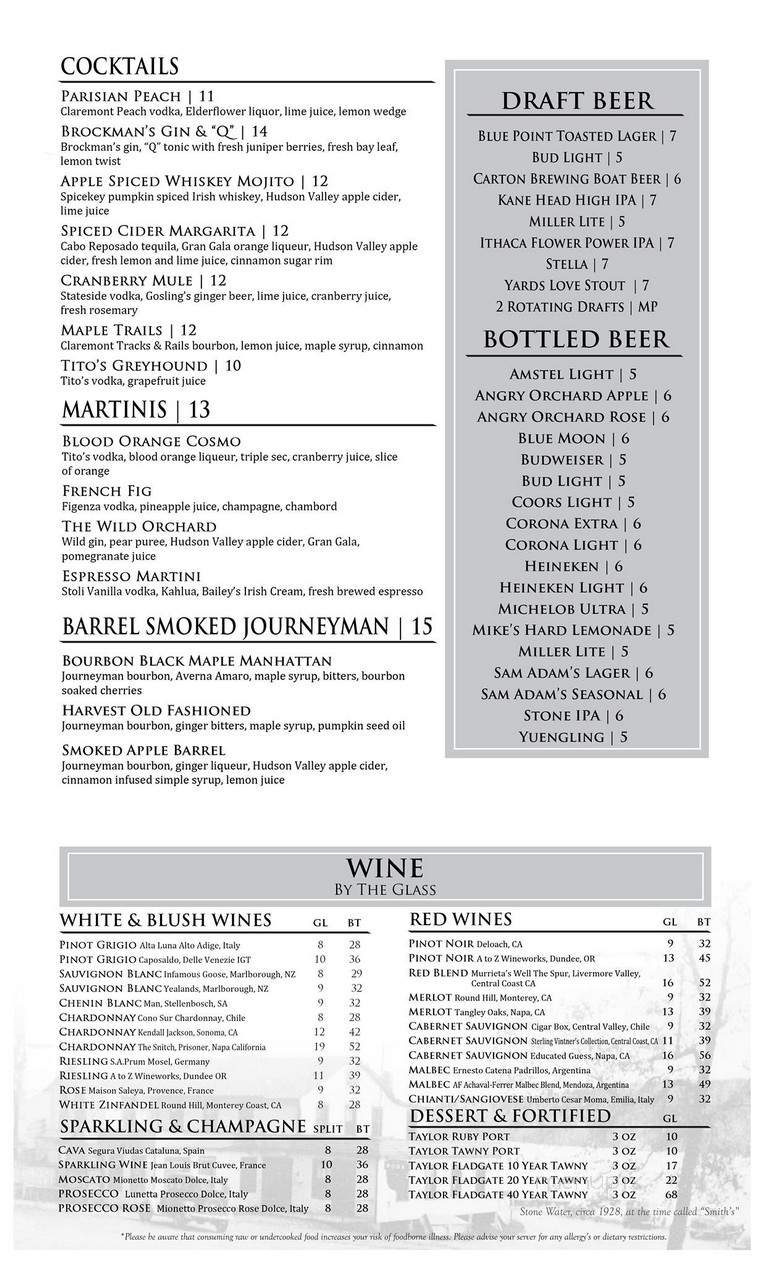 Stone Water at 3 Peaks Marina - Lake Hopatcong, NJ menu_pic