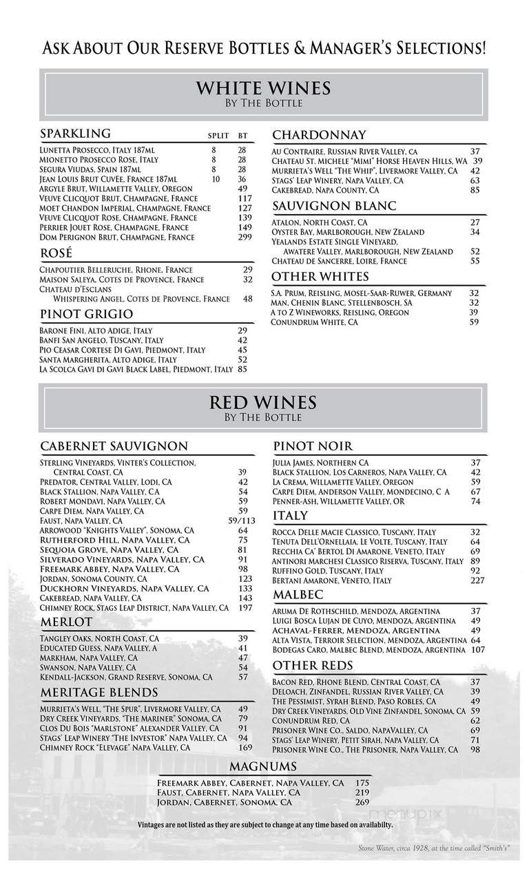 Stone Water at 3 Peaks Marina - Lake Hopatcong, NJ menu_pic
