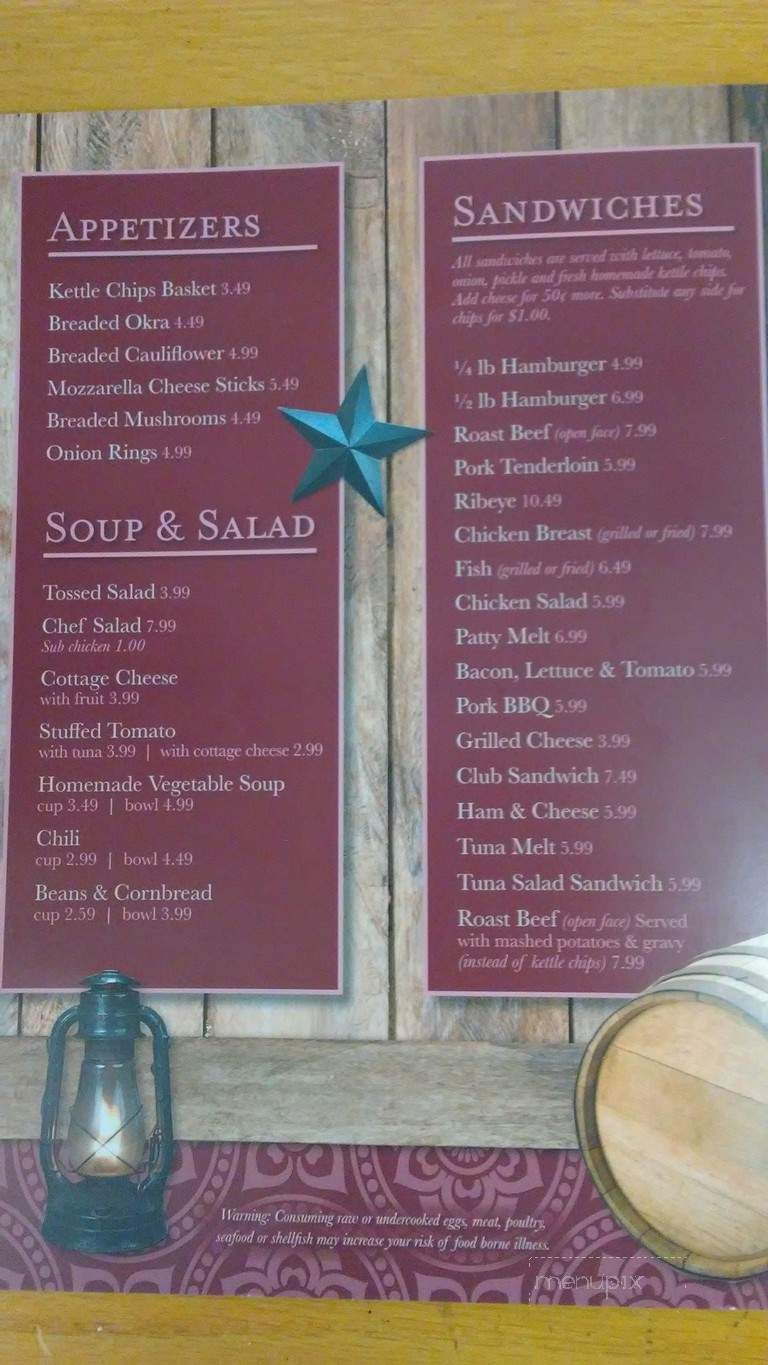 Sue's Touch Of Country - Louisville, KY menu_pic