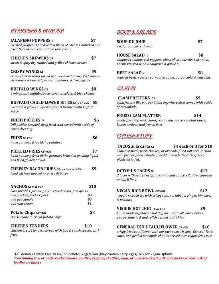 Swift Half - North Haven, CT menu_pic