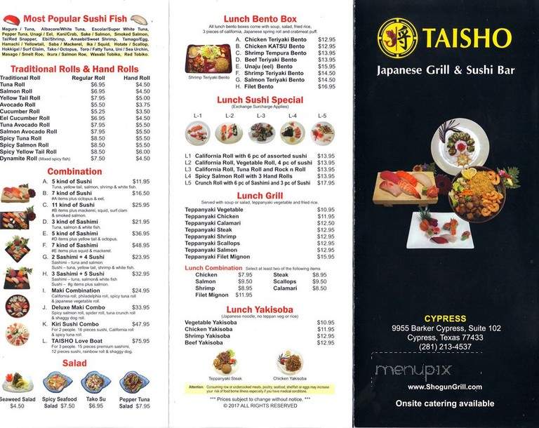 Taisho - Cypress, TX