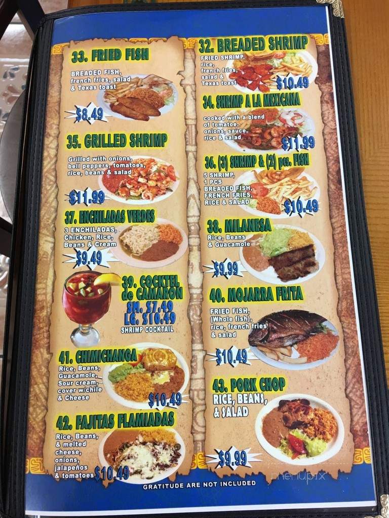 Taqueria Casa Tapatio - San Antonio, TX menu_pic