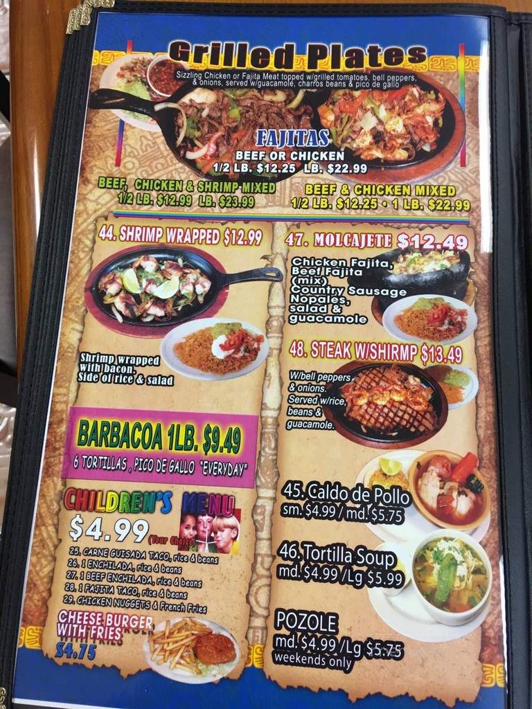 Taqueria Casa Tapatio - San Antonio, TX menu_pic