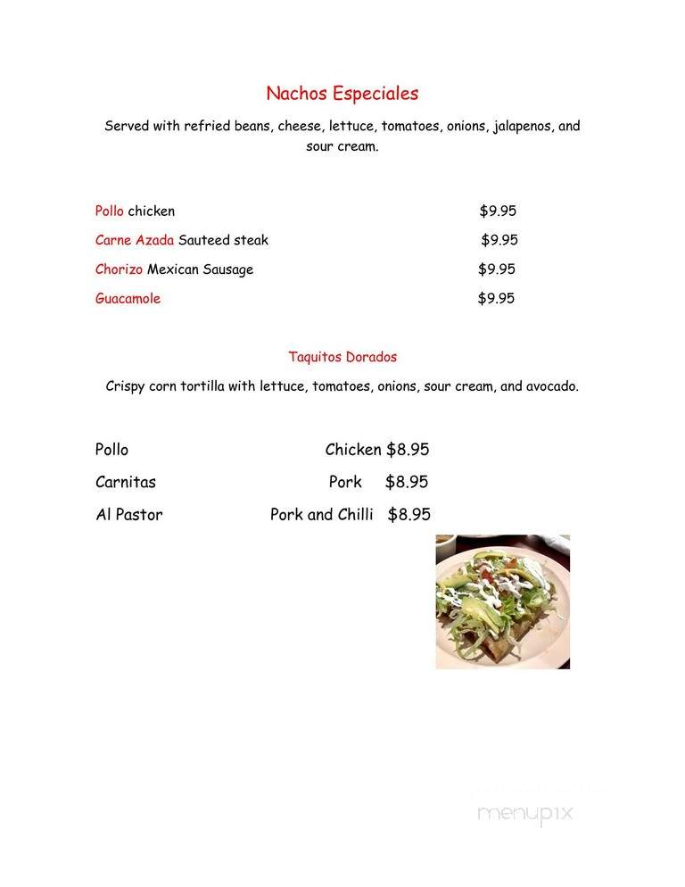 Taqueria - Hingham, MA menu_pic