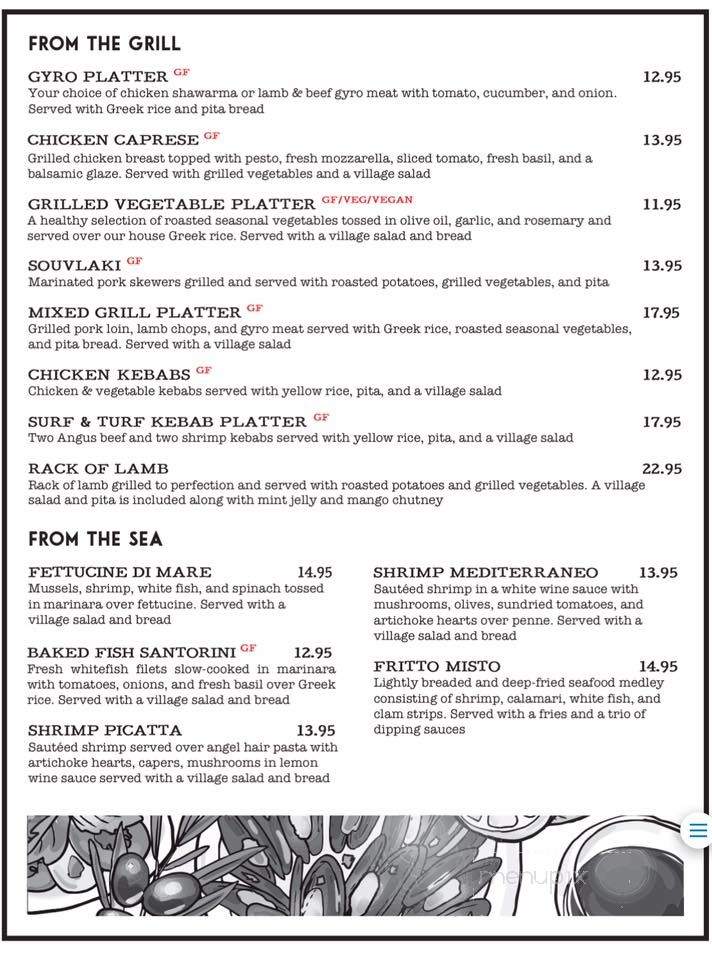 Taverna Mediterranean Grill - Cartersville, GA menu_pic