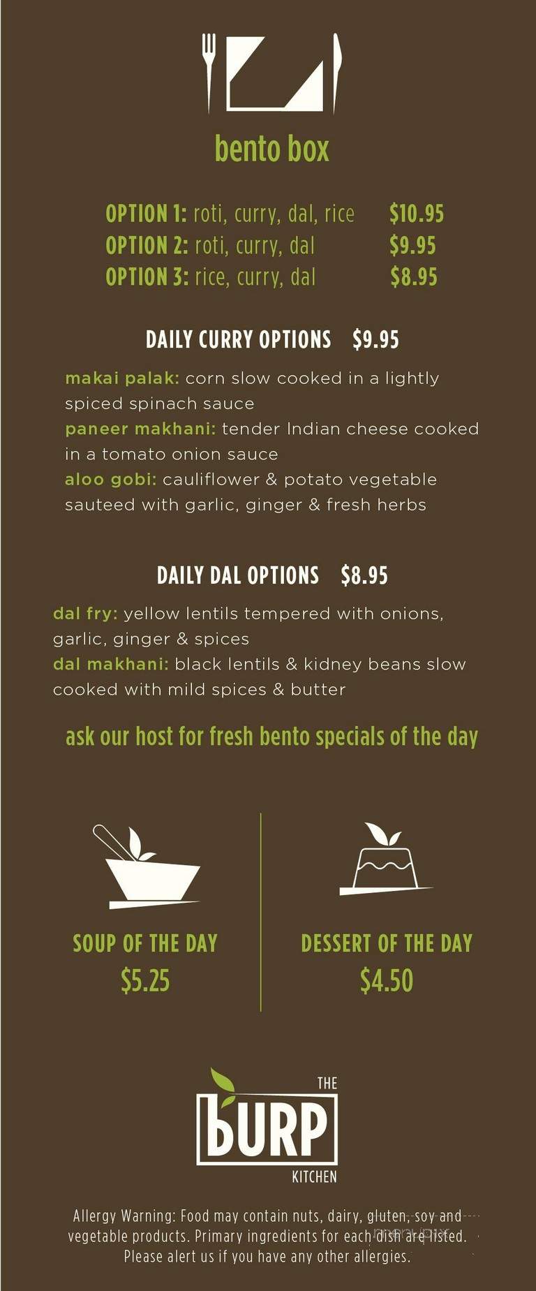 The Burp Kitchen - Guttenberg, NJ menu_pic