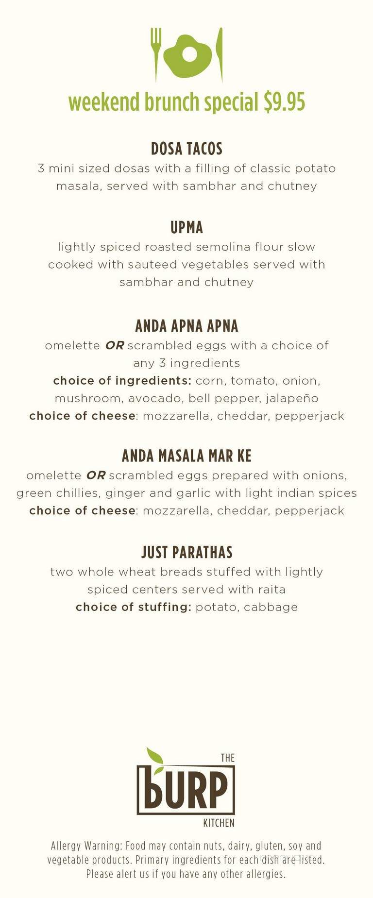 The Burp Kitchen - Guttenberg, NJ menu_pic
