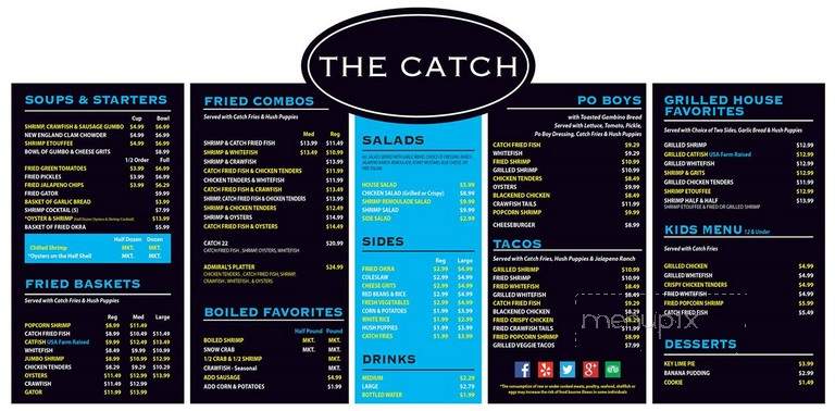 The Catch - Arlington, TX menu_pic