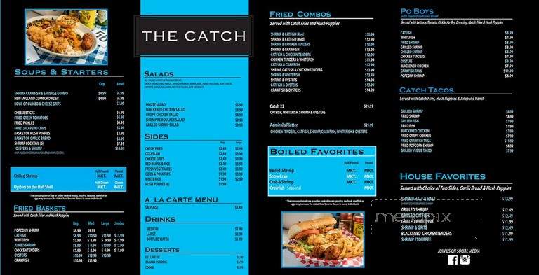 catch menu catch menu