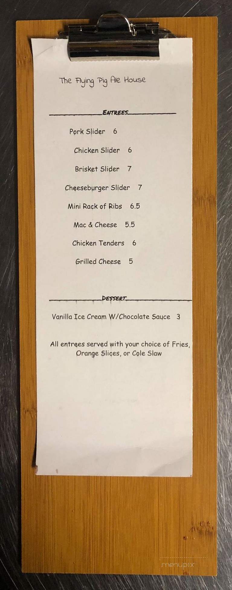 The Flying Pig Ale House - Delaware, OH menu_pic