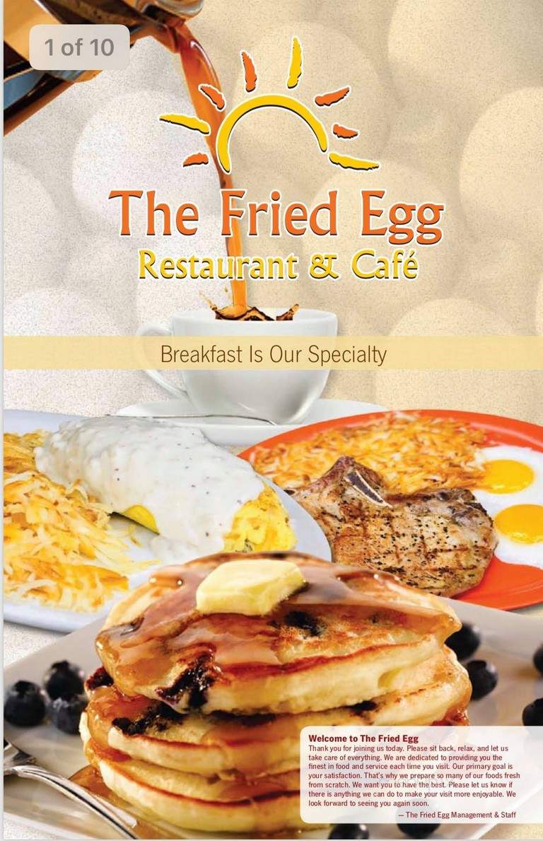 The Fried Egg - Wabash, IN menu_pic