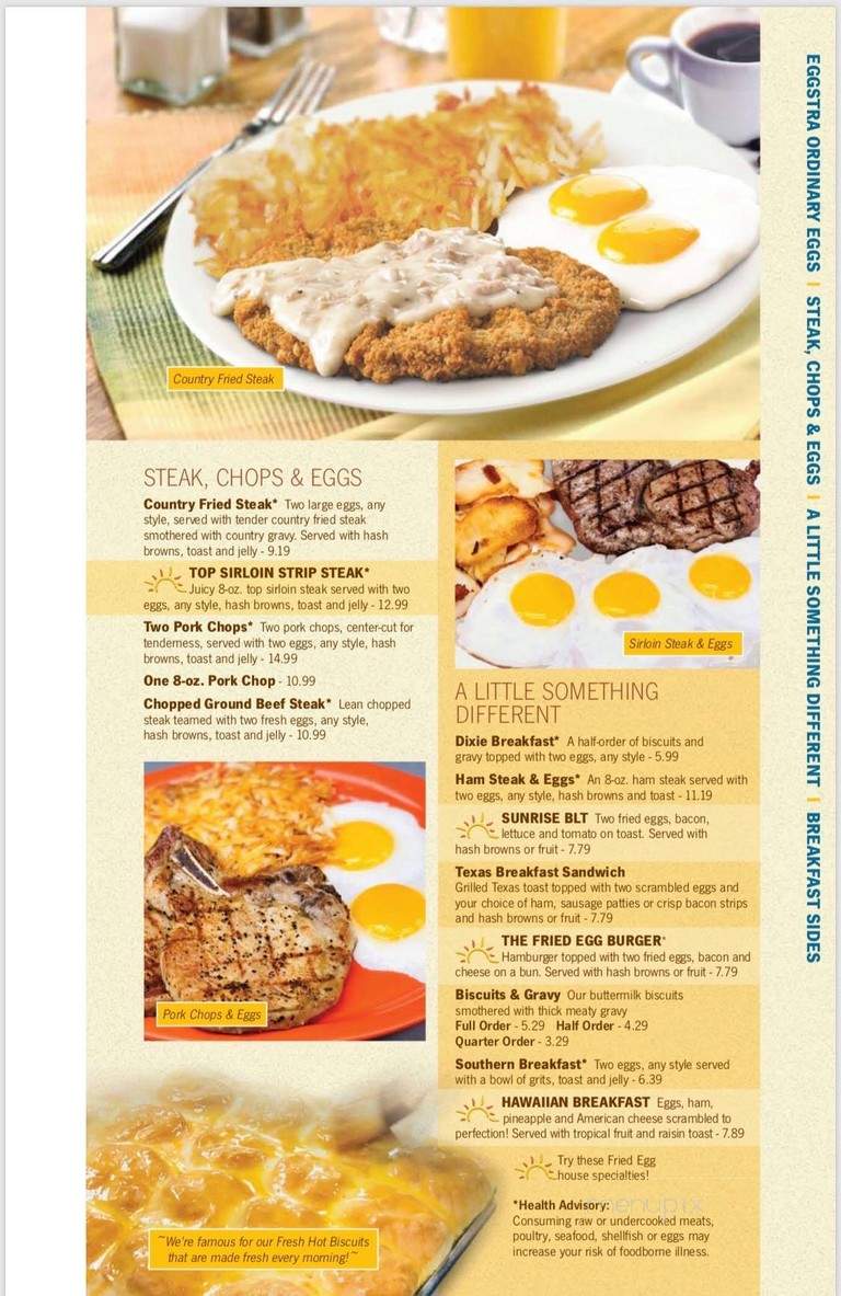 The Fried Egg - Wabash, IN menu_pic