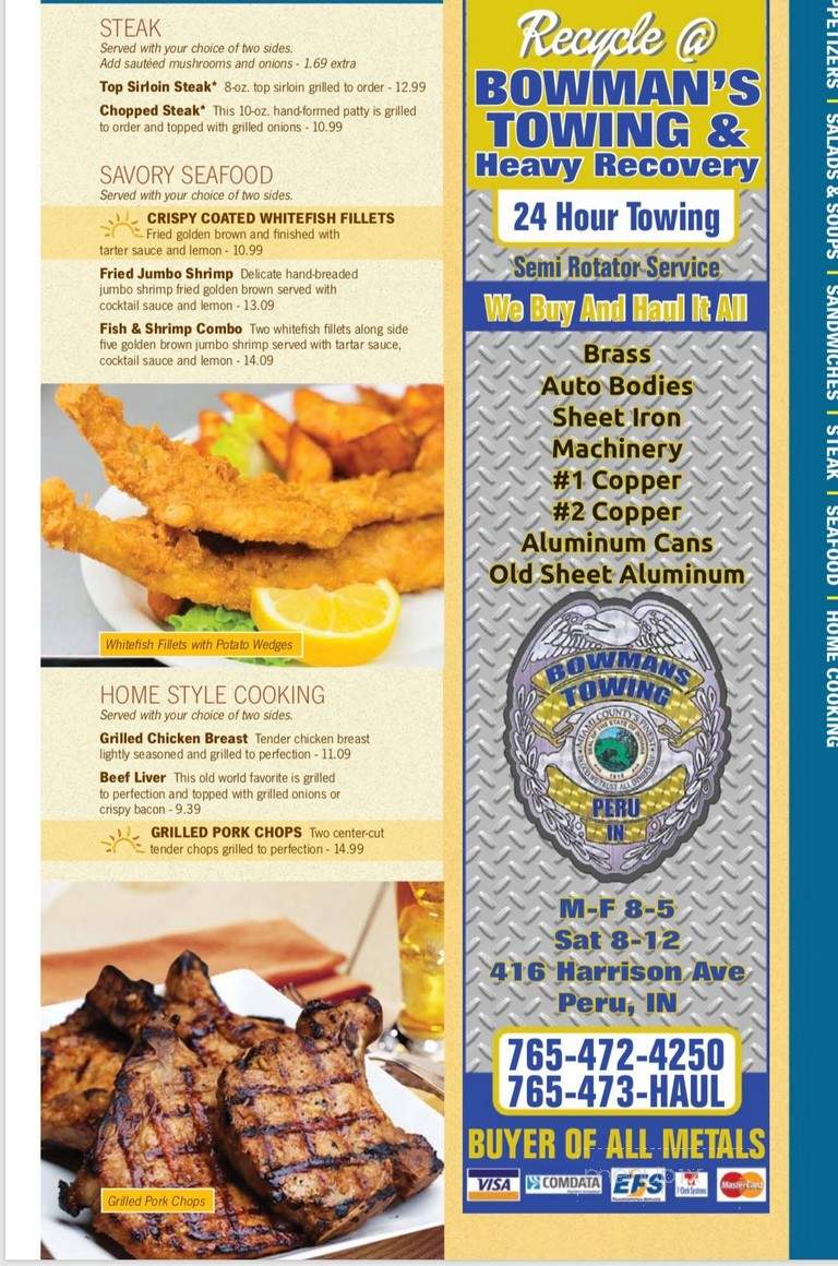 The Fried Egg - Wabash, IN menu_pic
