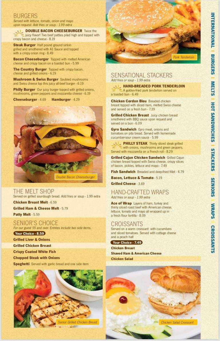 The Fried Egg - Wabash, IN menu_pic