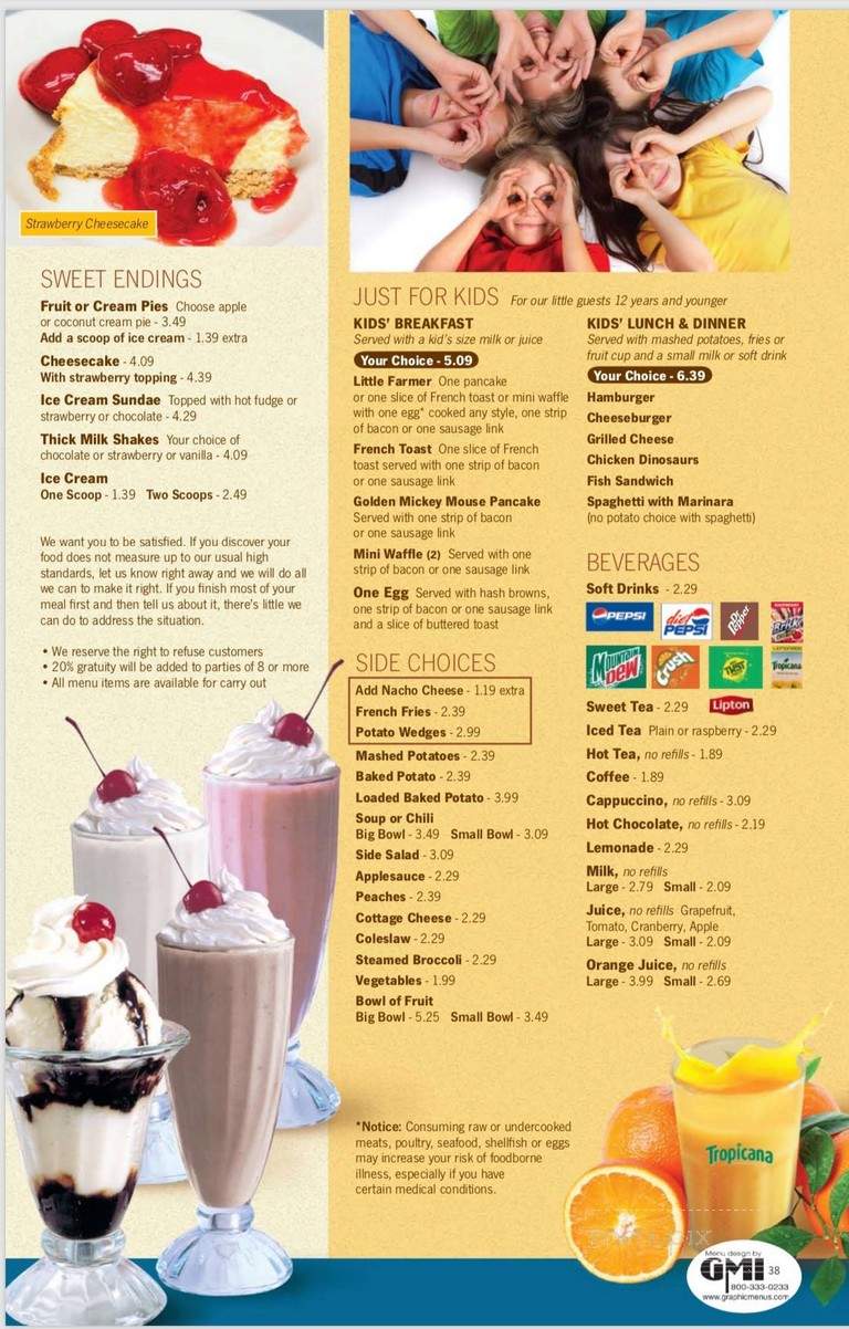 The Fried Egg - Wabash, IN menu_pic